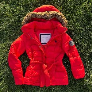Abercrombie girls, winter jacket size large
